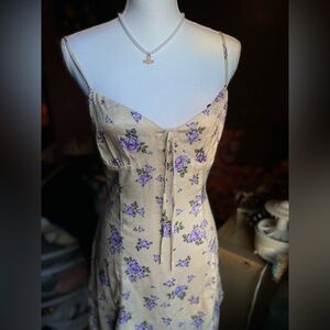 Floral Spaghetti Strap Dress